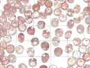 [Video] High Quality Pink Epidote AAA Undrilled Round Faceted 5x5mm 10pcs