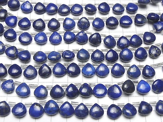 [Video] Lapis lazuli AA++ Chestnut (Smooth) 10x10mm 1strand beads (aprx.6inch / 15cm)