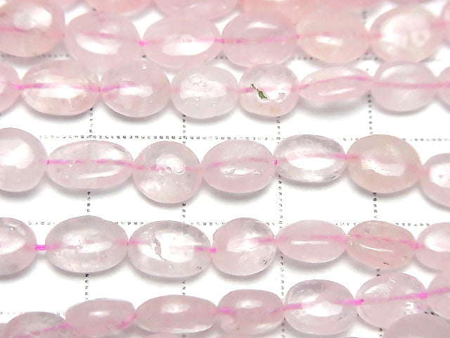 [Video]High Quality Morganite AA++ Oval half or 1strand beads (aprx.18inch/44cm)