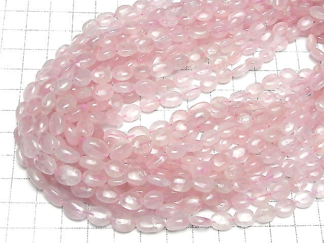 [Video]High Quality Morganite AA++ Oval half or 1strand beads (aprx.18inch/44cm)
