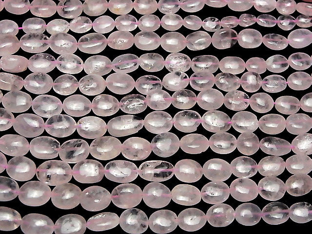 [Video]High Quality Morganite AA++ Oval half or 1strand beads (aprx.18inch/44cm)