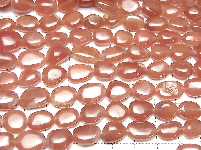 [Video]High Quality Peruvian Rhodochrosite AA++ Nugget half or 1strand beads (aprx.15inch/37cm)