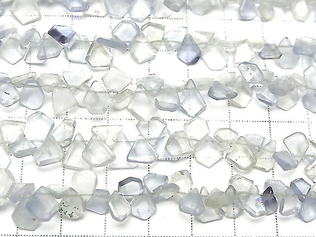 [Video]Blue Fluorite AA++ Rough Slice Faceted 1strand beads (aprx.7inch/17cm)