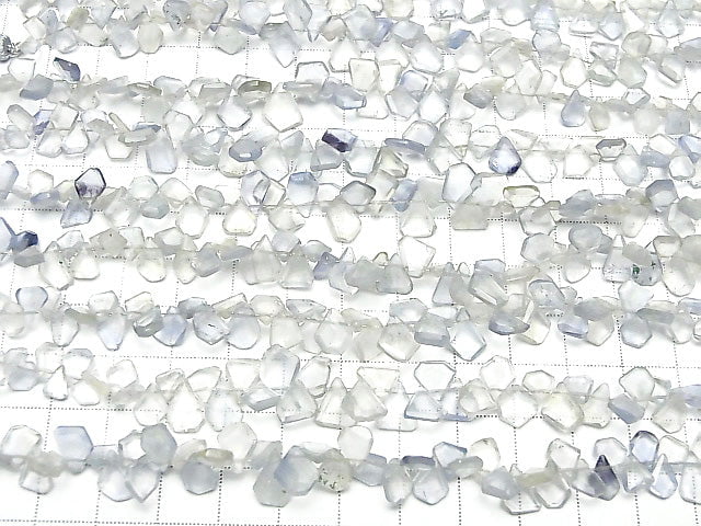 [Video]Blue Fluorite AA++ Rough Slice Faceted 1strand beads (aprx.7inch/17cm)