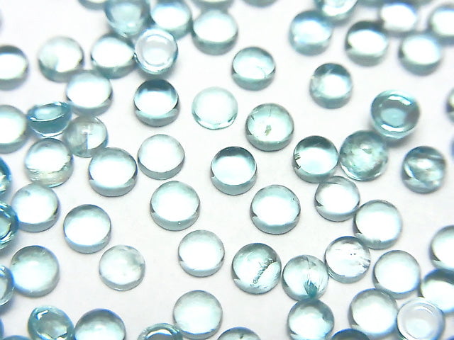 [Video] High Quality Apatite AAA-Round Cabochon 3x3mm 10pcs