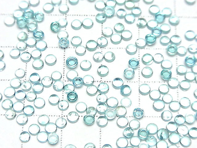 [Video] High Quality Apatite AAA-Round Cabochon 3x3mm 10pcs