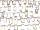 [Video]High Quality Ametrine AAA- Rough Faceted Rectangle half or 1strand (16pcs)