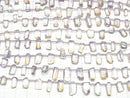 [Video]High Quality Ametrine AAA- Rough Faceted Rectangle half or 1strand (16pcs)