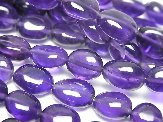 [Video] High Quality Amethyst AA++ Nugget 1strand beads (aprx.7inch / 18cm)