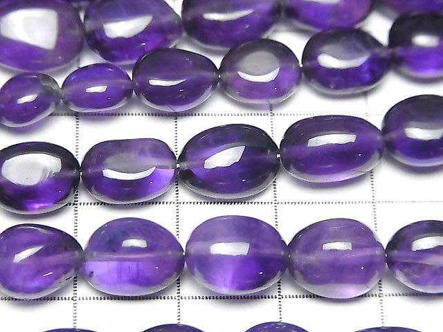 [Video] High Quality Amethyst AA++ Nugget 1strand beads (aprx.7inch / 18cm)