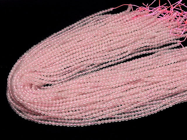 Rose Quartz  Round 3mm 1strand beads (aprx.15inch/36cm)
