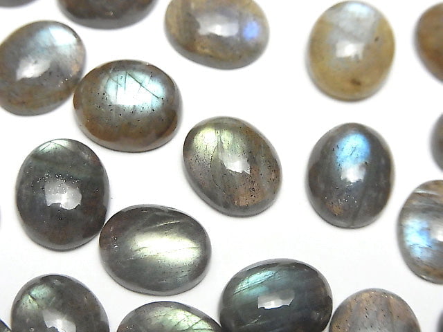 [Video] High Quality Labradorite AAA- Oval  Cabochon 12x10mm 5pcs $12.99!