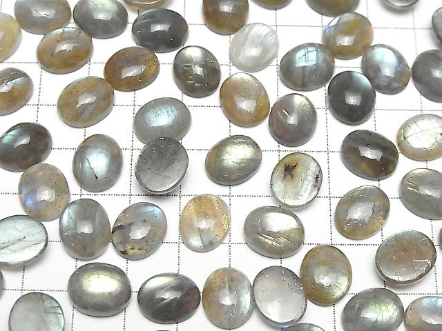 [Video] High Quality Labradorite AAA- Oval  Cabochon 12x10mm 5pcs $12.99!