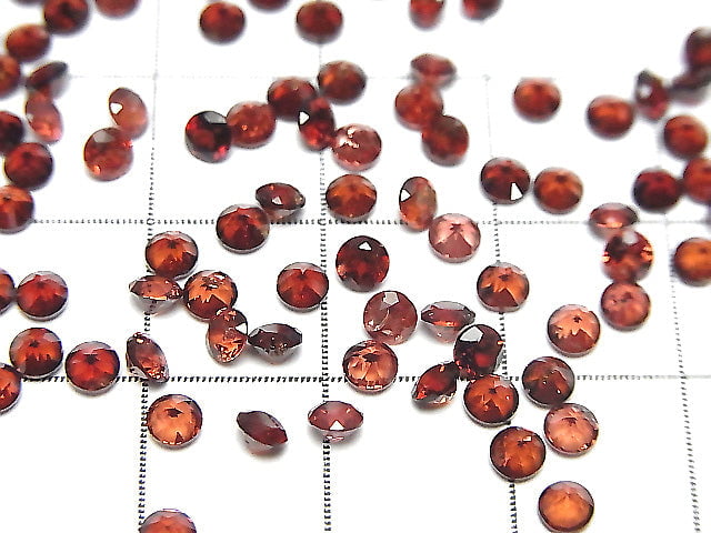 [Video] High Quality Mozambique Garnet AAA Loose Stone Round Faceted 3x3mm 20pcs