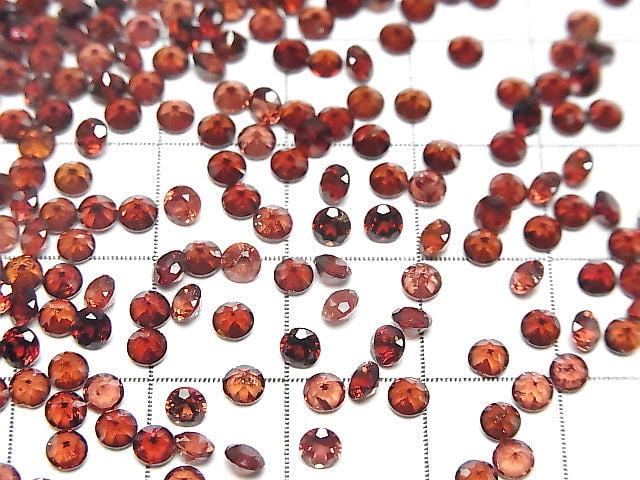 [Video] High Quality Mozambique Garnet AAA Loose Stone Round Faceted 3x3mm 20pcs