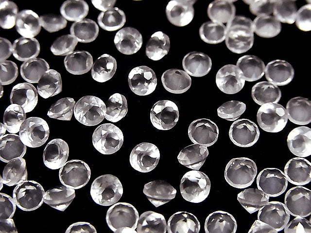 [Video] High Quality Rose Quartz AAA Undrilled Round Faceted 4x4mm 10pcs