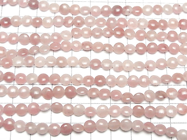 [Video] Guava Quartz AAA Coin 6x6x3mm 1strand (34pcs )