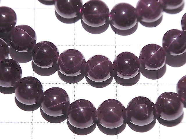 [Video] Star Garnet AAA- Round 6mm Bracelet