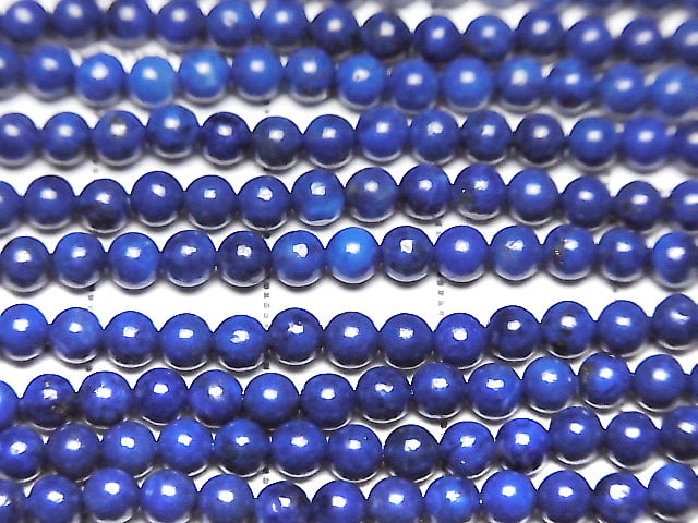 [Video] Lapislazuli AAA Round 3mm 1strand beads (aprx.15inch/38cm)