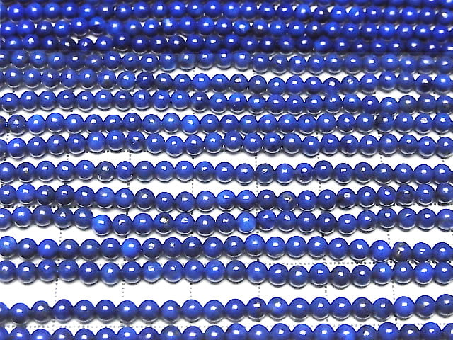 [Video] Lapislazuli AAA Round 3mm 1strand beads (aprx.15inch/38cm)