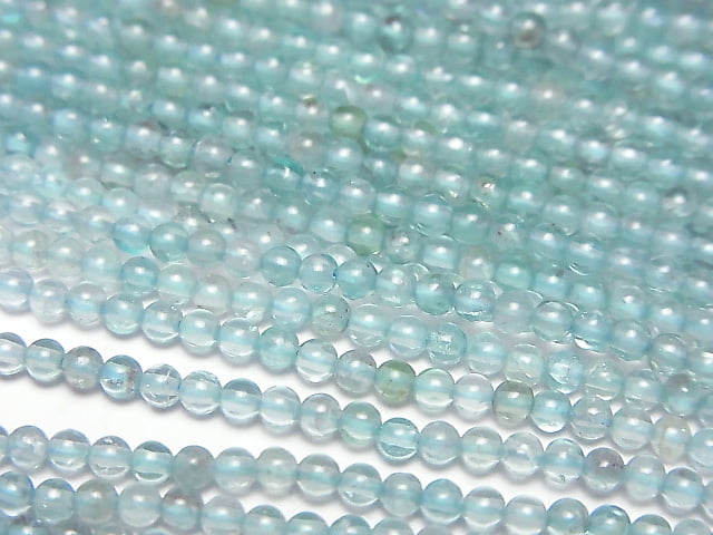 1strand $8.79! High quality Apatite AAA - AAA - Round 2 - 2.5 mm 1strand beads (aprx. 15 inch / 37 cm)