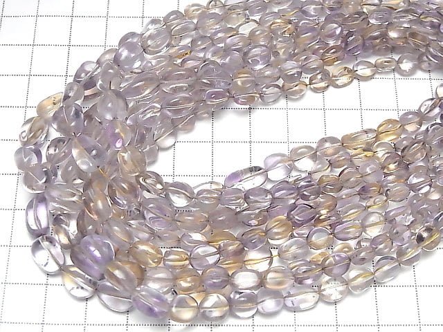 [Video]High Quality Ametrine AAA- Nugget half or 1strand beads (aprx.15inch/37cm)