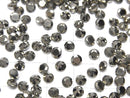 [Video]Pyrite Loose stone Round Faceted 4x4mm 5pcs