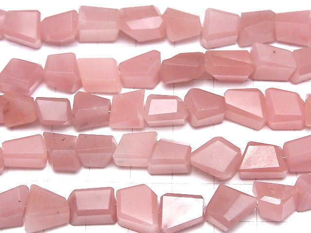 [Video] Guava Quartz AAA Faceted Nugget [Medium color] half or 1strand beads (aprx.7inch / 18 cm)