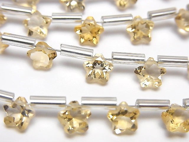 [Video] Citrine AAA- Faceted Star 6x6mm 1strand (8pcs )