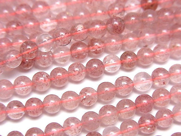 [Video] Pink Epidote AA+ Round 4mm 1strand beads (aprx.15inch / 37cm)