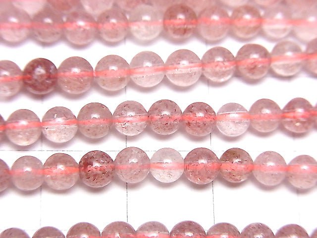 [Video] Pink Epidote AA+ Round 4mm 1strand beads (aprx.15inch / 37cm)