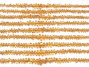 [Video] High Quality Mandarin Garnet AAA- Drop Faceted Briolette half or 1strand beads (aprx.8inch / 20cm)
