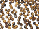 [Video] Yellow Tiger's Eye AA++ Round Cabochon 3x3mm 10pcs