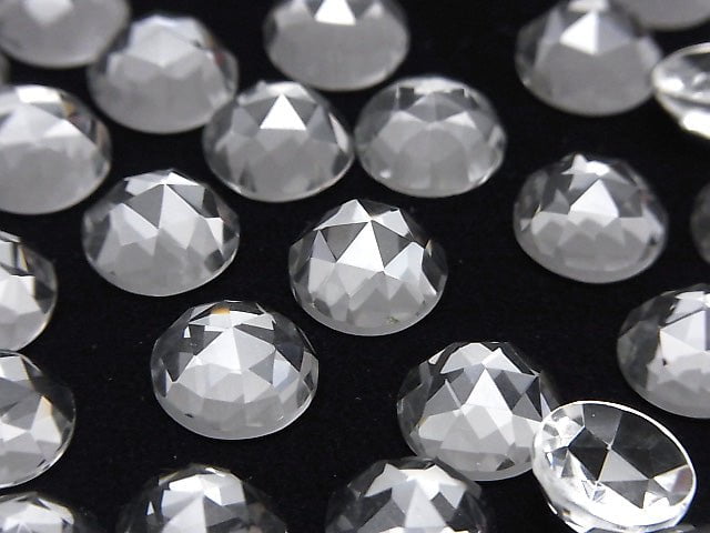 [Video] Crystal AAA Round Rose Cut 10x10mm 3pcs