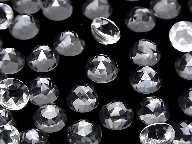 [Video] Crystal AAA Round Rose Cut 10x10mm 3pcs