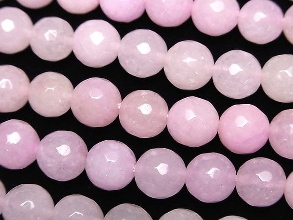 1strand $4.79! Purple Color Jade 128 Faceted Round 8 mm 1strand beads (aprx.15 inch / 36 cm)