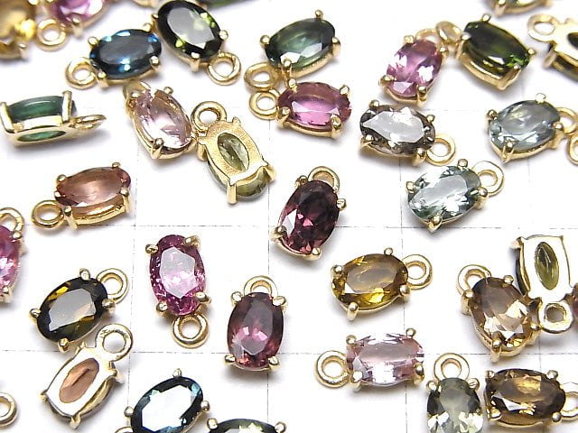 [Video] High Quality Multi Color Tourmaline AAA Bezel Setting Oval Faceted 6x4mm 5pcs $29.99!