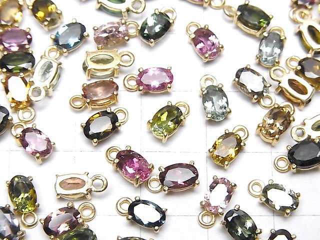 [Video] High Quality Multi Color Tourmaline AAA Bezel Setting Oval Faceted 6x4mm 5pcs $29.99!