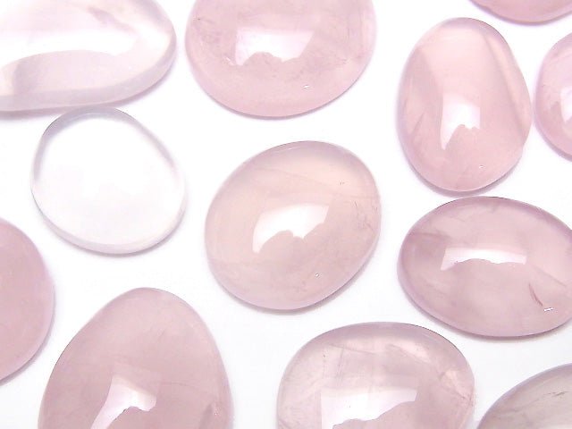 [Video] Mozambique Rose Quartz AAA - AA ++ Cabochon Free Form 5pcs $24.99!