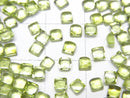 [Video] High Quality Peridot AAA Square  Cabochon 3x3mm 10pcs $3.79!
