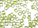 [Video] High Quality Peridot AAA Square  Cabochon 3x3mm 10pcs $3.79!