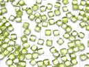 [Video] High Quality Peridot AAA Square  Cabochon 3x3mm 10pcs $3.79!