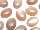 [Video] Peach Moonstone AAA- Oval Cabochon 16x12mm 2pcs