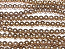 1strand $3.79! Hematite Round 6mm Bronze color coating 1strand beads (aprx.15inch / 38cm)