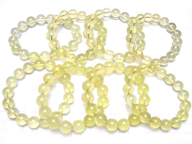 [Video]High Quality Lemon Quartz AAA Round 12mm Bracelet