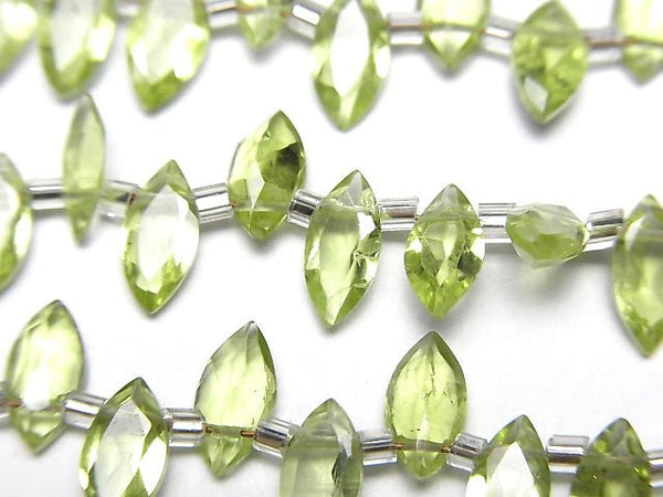 [Video]High Quality Peridot AAA- Marquise Faceted 8x4mm half or 1strand beads (aprx.11inch/28cm)