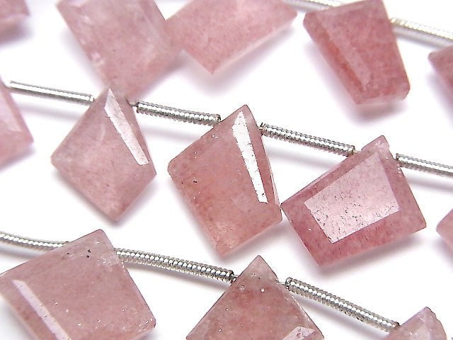 [Video] High Quality Pink Epidote AAA- Fancy Shape Cut 1strand beads (aprx.7inch / 18cm)