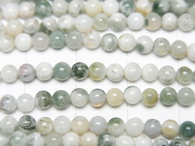 1strand $4.79! Tree Agate Round 3mm 1strand beads (aprx.15inch / 38cm)