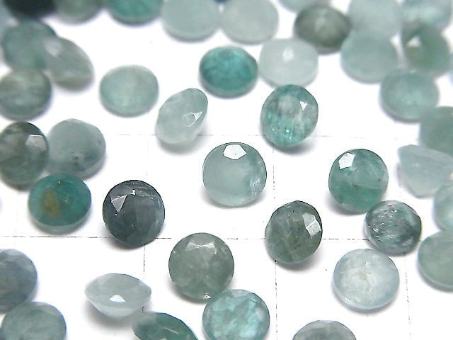 [Video] Grandidierite AA Undrilled Round Faceted 5x5mm 5pcs