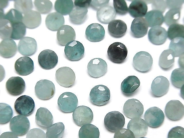 [Video] Grandidierite AA Loose stone Round Faceted 4x4mm 10pcs